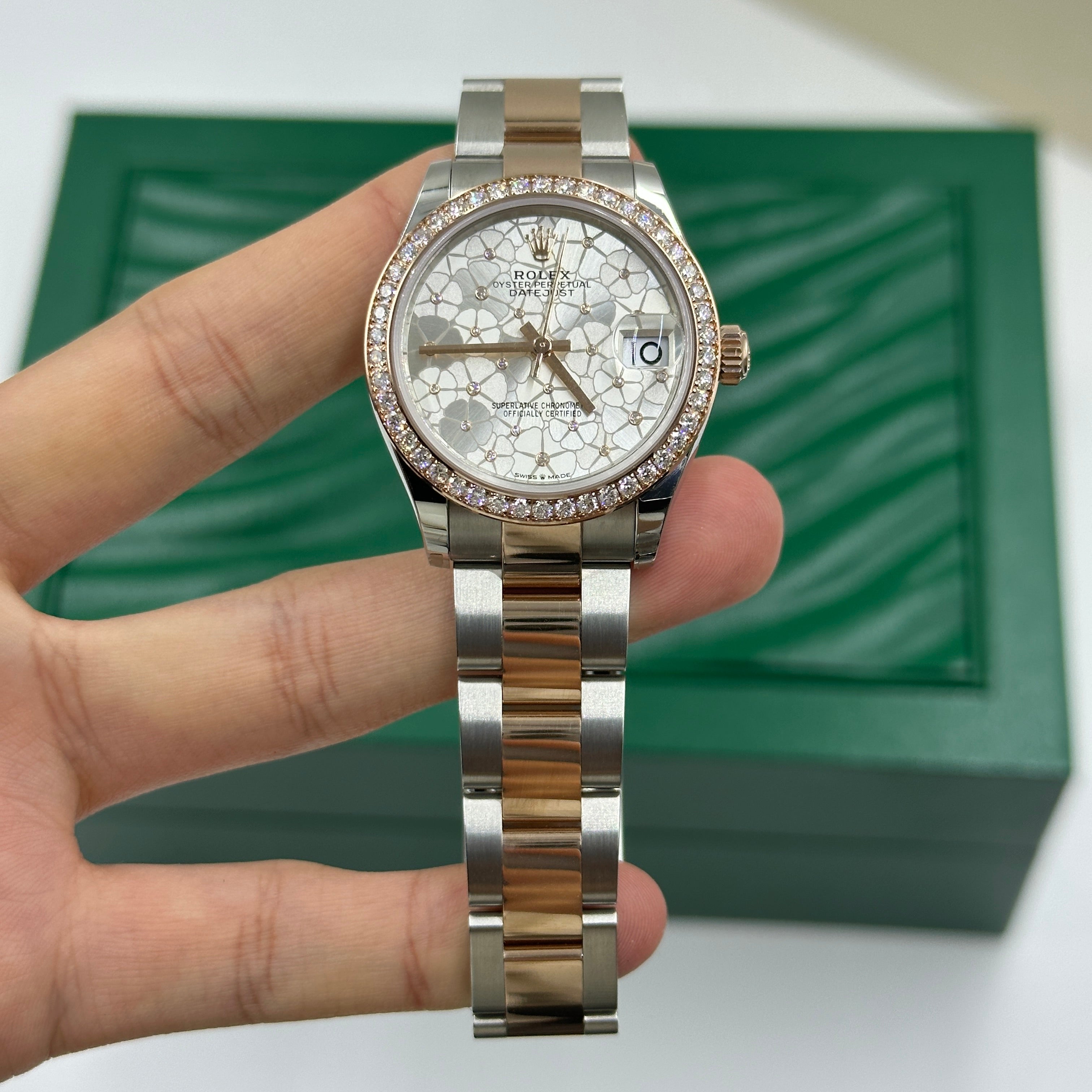 Rolex Datejust 31 278381RBR Silver Floral Flower Oyster 2026