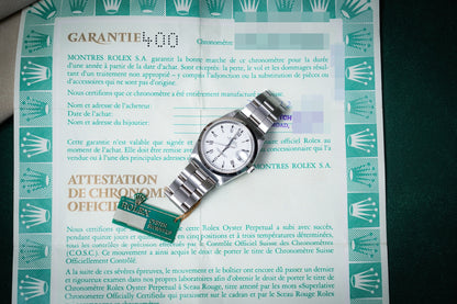 Rolex Oyster Perpetual Date 15000 WHITE 1987