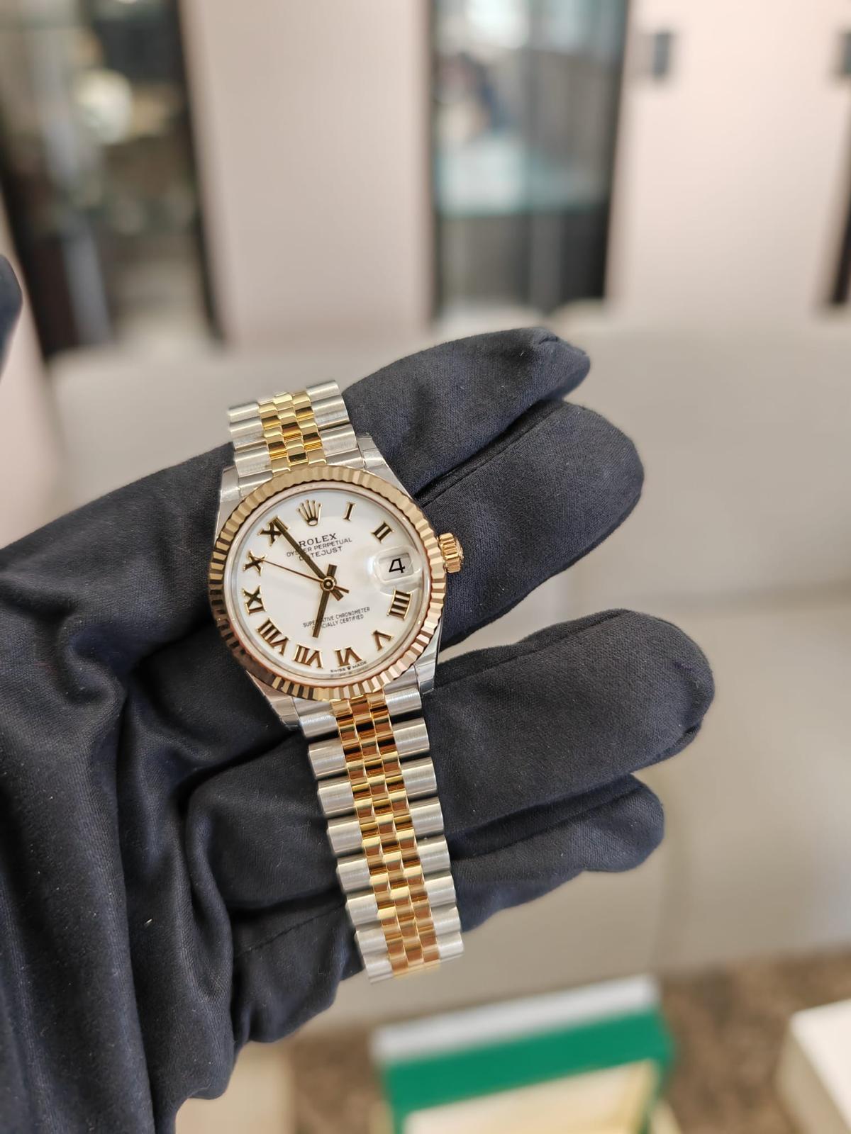 Rolex Datejust 31 278273 White Roman Jubilee 2025