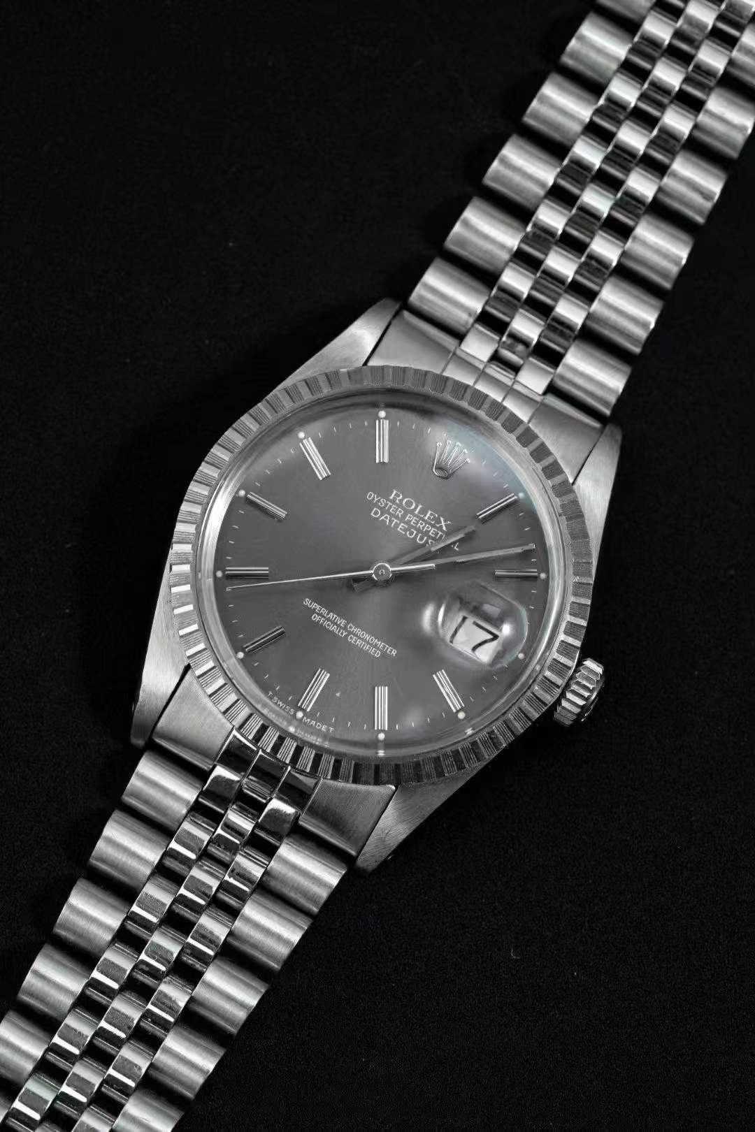 Rolex Datejust 36 16030 Grey Naked