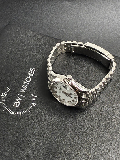 Rolex Datejust 36 126234 WHITE ROMAN JUB