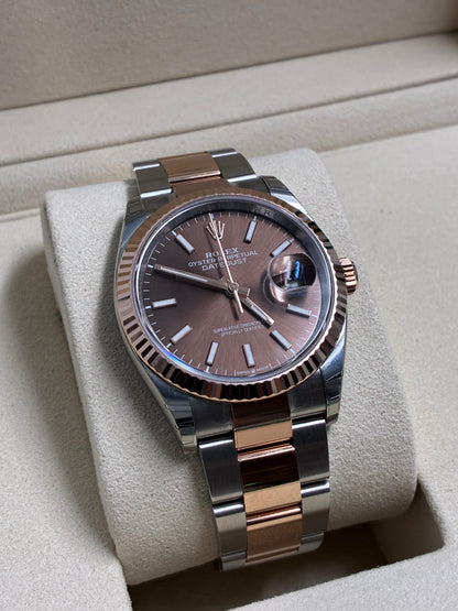 Rolex Datejust 36 126231 Chocolate Index Oyster 2025