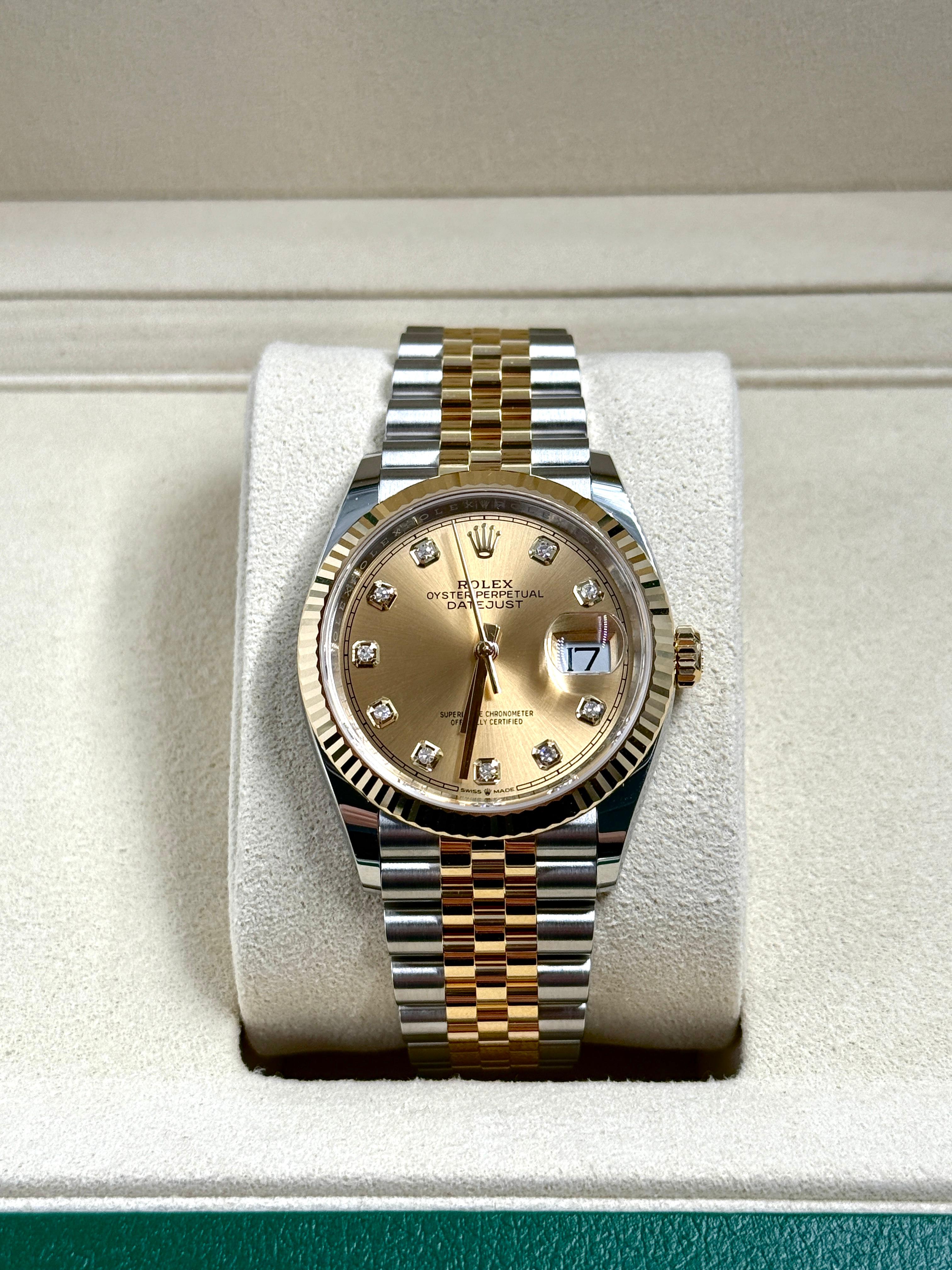 Rolex Datejust 36 126233G Champ Jubilee 2025
