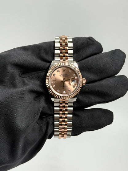 ROLEX  Lady-Datejust 28MM 279171G ROSE STAR  JUB
