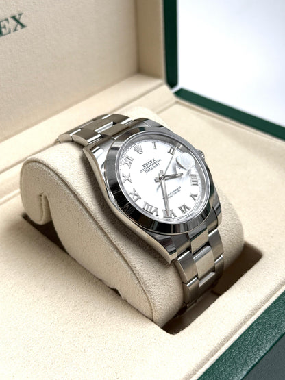 Rolex Datejust 41 126300 White Roman Oyster 2024