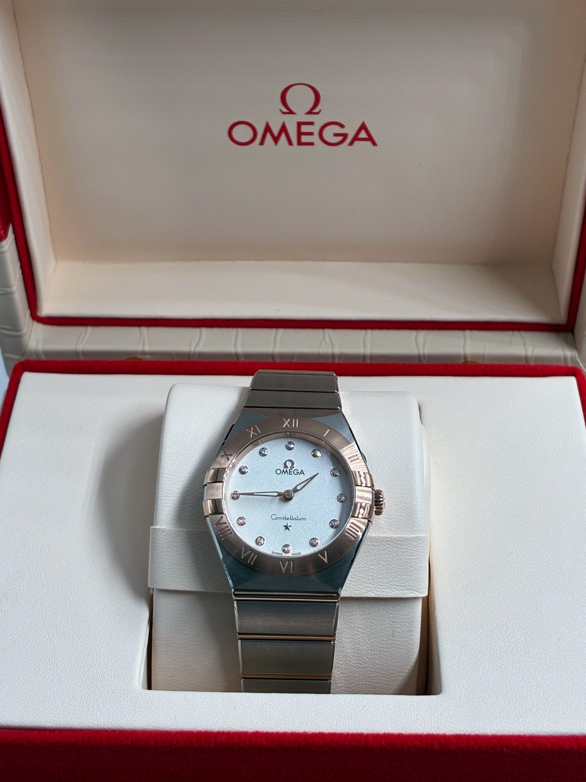 Omega 131.20.28.60.52.001 Constellation Manhattan 28 Quartz