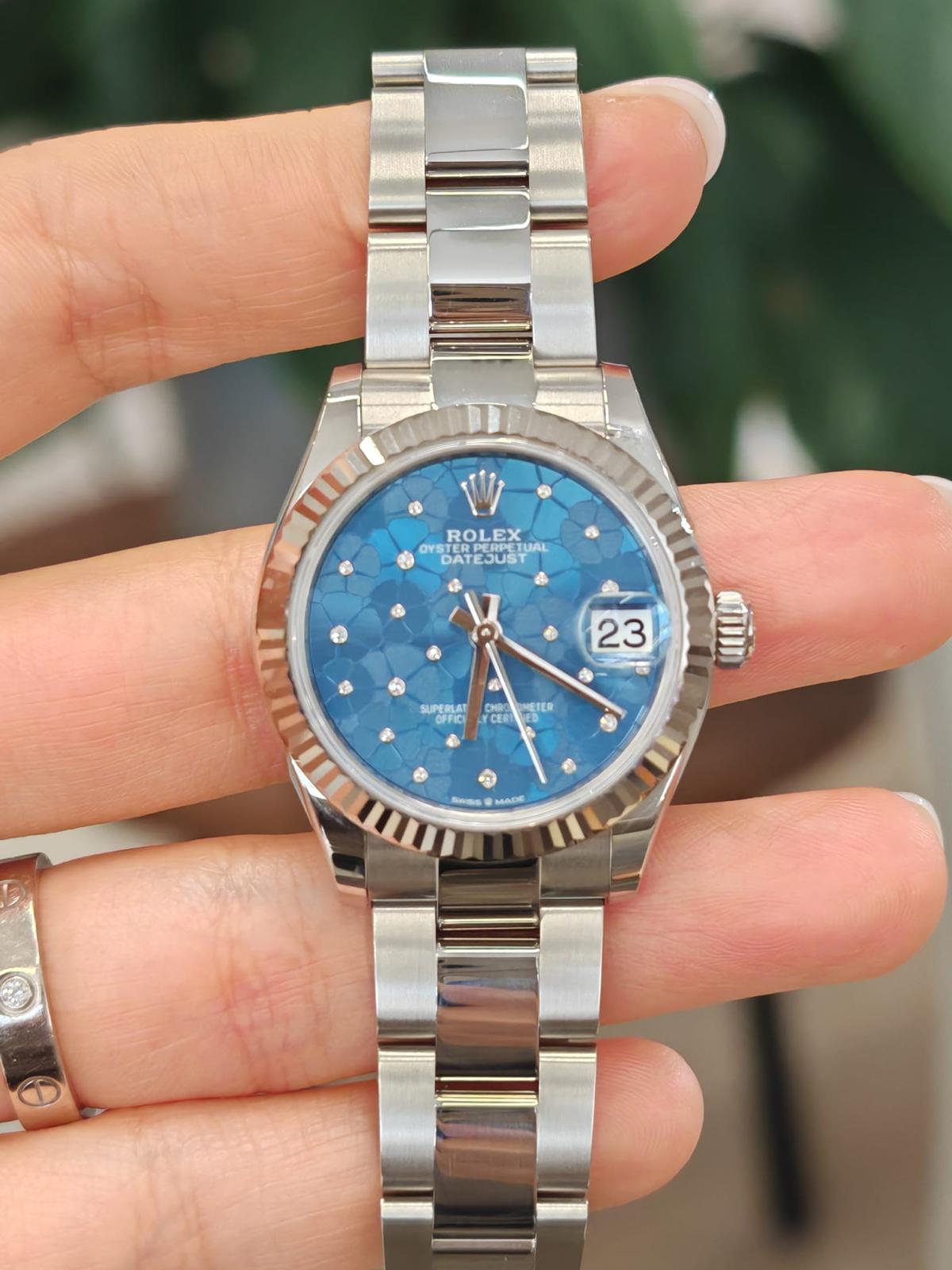 Rolex Datejust 31 278274 Blue Foral Oyster 2025