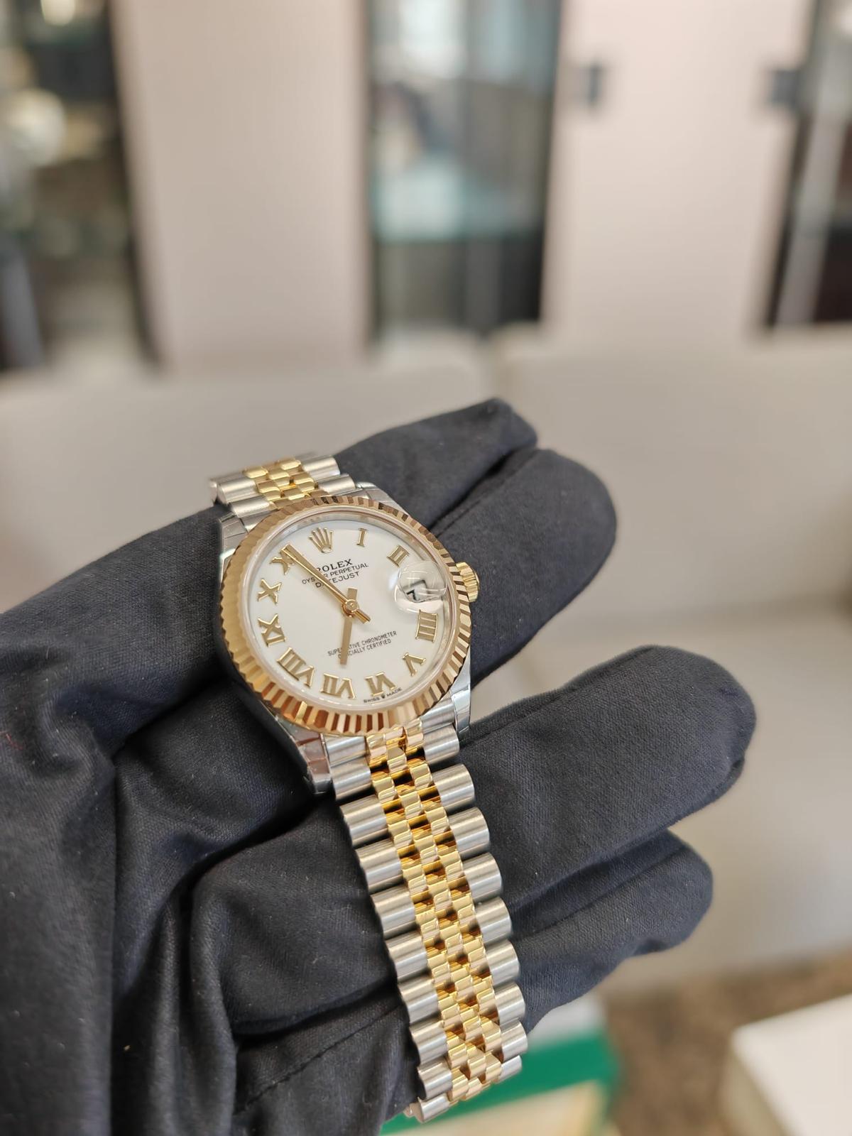 Rolex Datejust 31 278273 White Roman Jubilee 2025