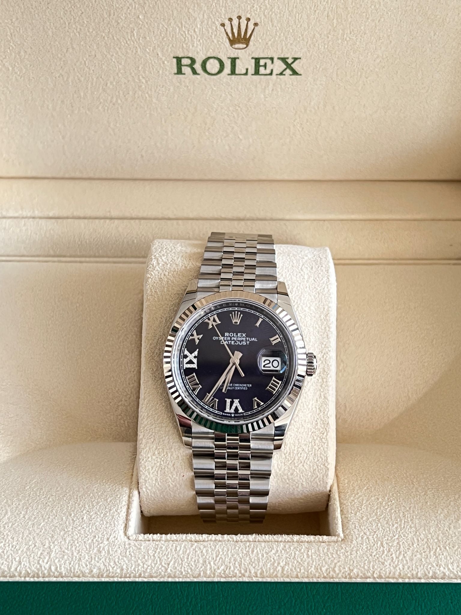 Rolex Datejust 36 126234 Purple VIIX Jubilee 2024