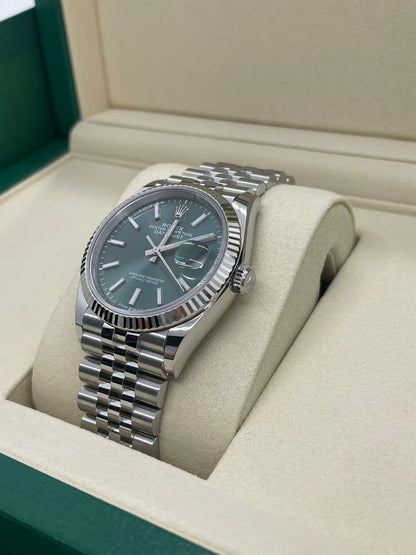 Rolex Datejust 36 126234 Green Index Jubilee 2025