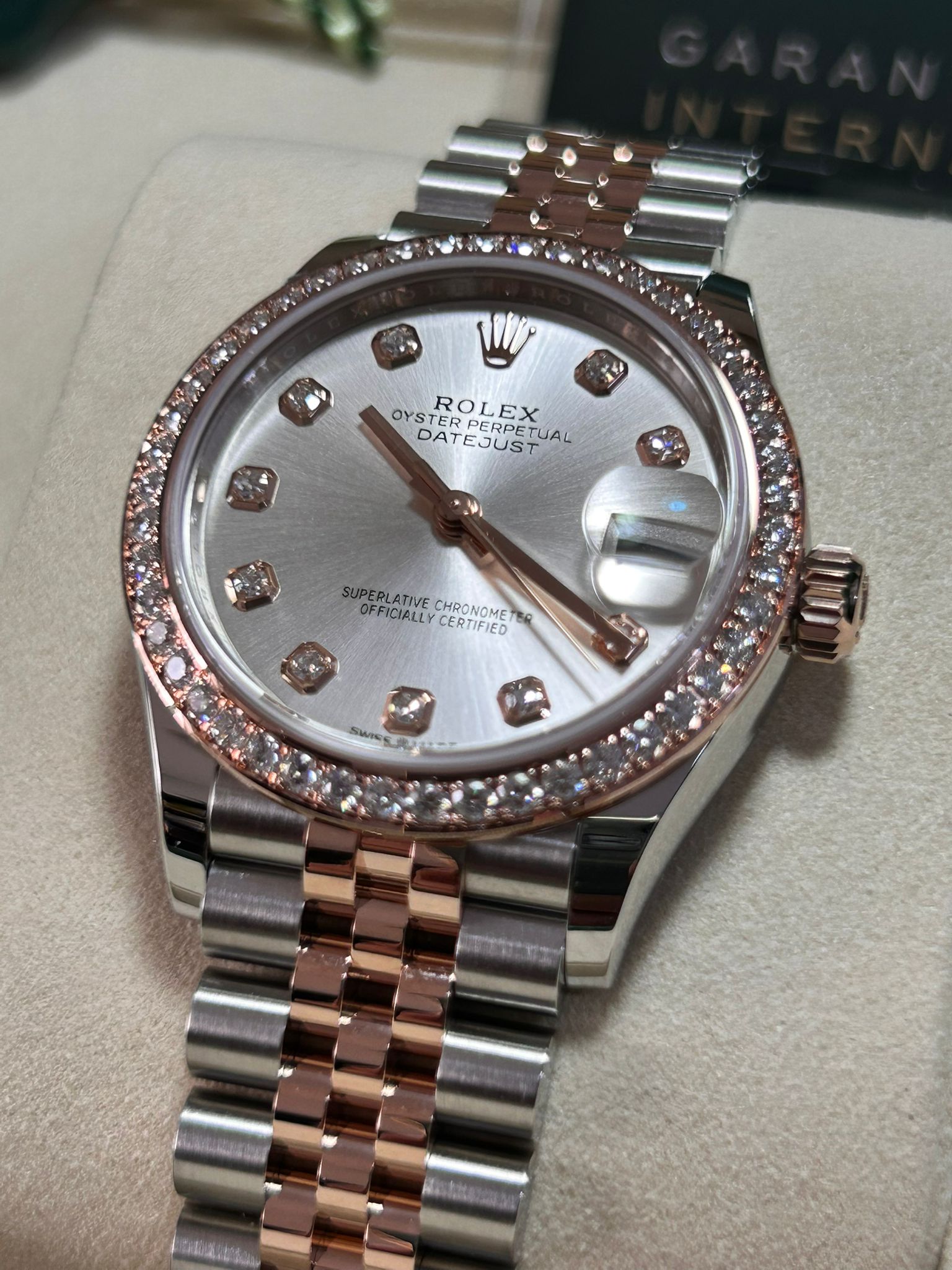 ROLEX Datejust 31278381RBR G SILVER JUB