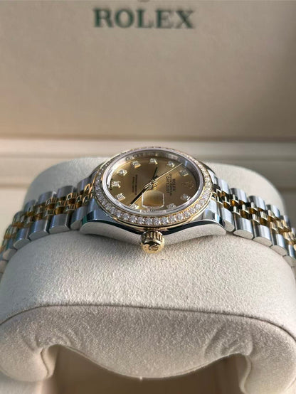 Rolex Lady-Datejust 28 m279383RBR-0011 G Champagne Jubilee 2026