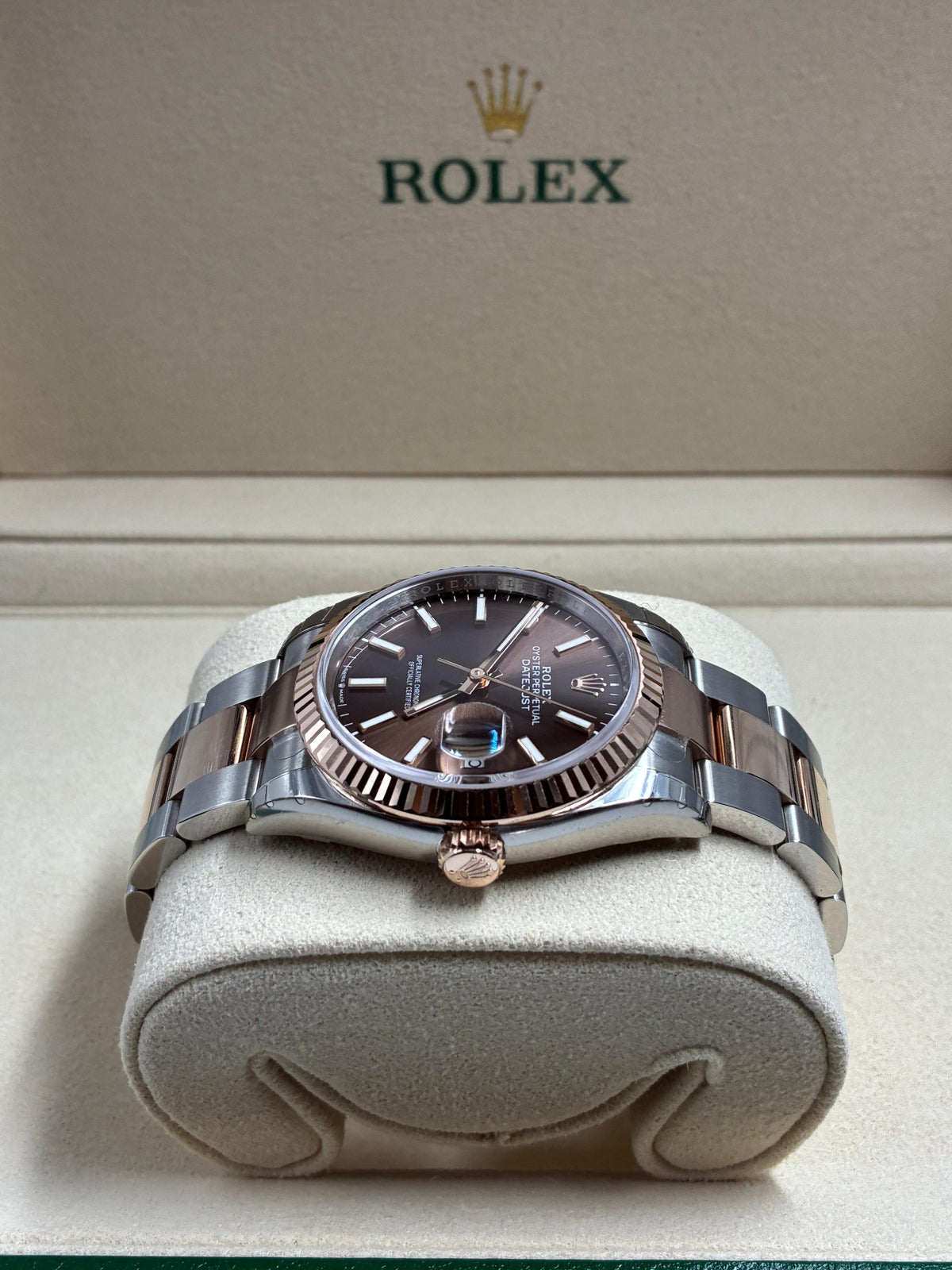 Rolex Datejust 36 126231 Chocolate Index Oyster 2025