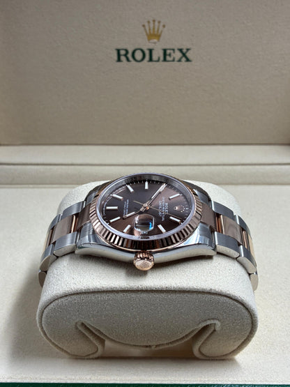 Rolex Datejust 36 126231 Chocolate Index Oyster 2025