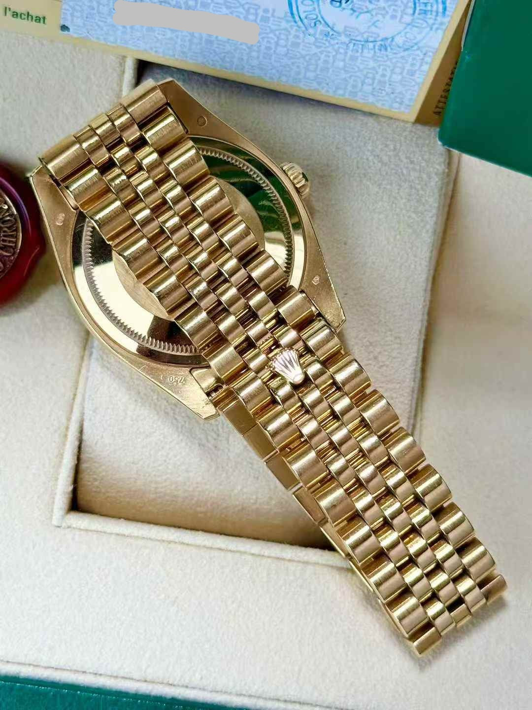 ROLEX 116238 black diamond  jubilee 22links