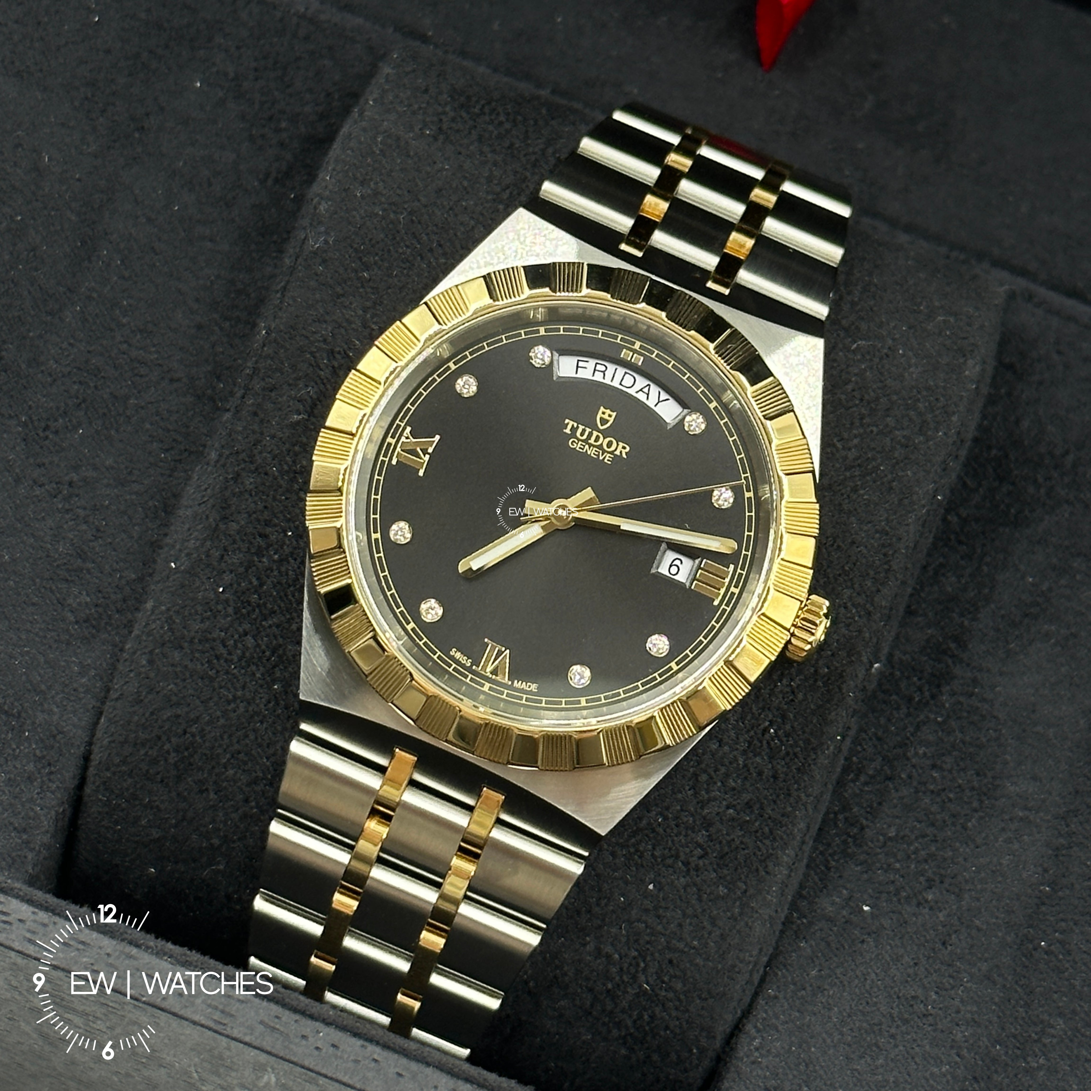Tudor Royal 41mm 28603-0005 Black Diamonds 2023