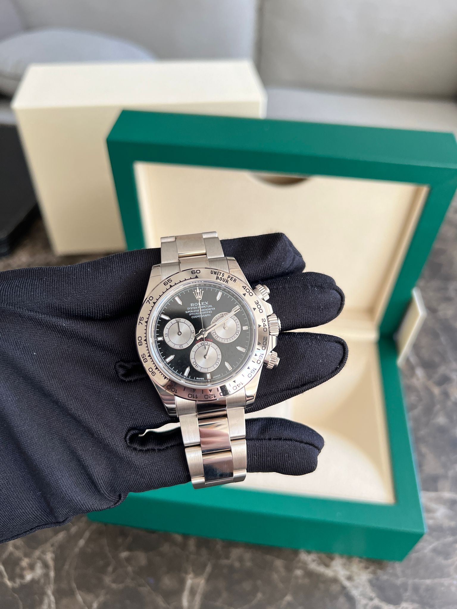 Rolex Cosmograph Daytona 126509 Bright Black And Steel