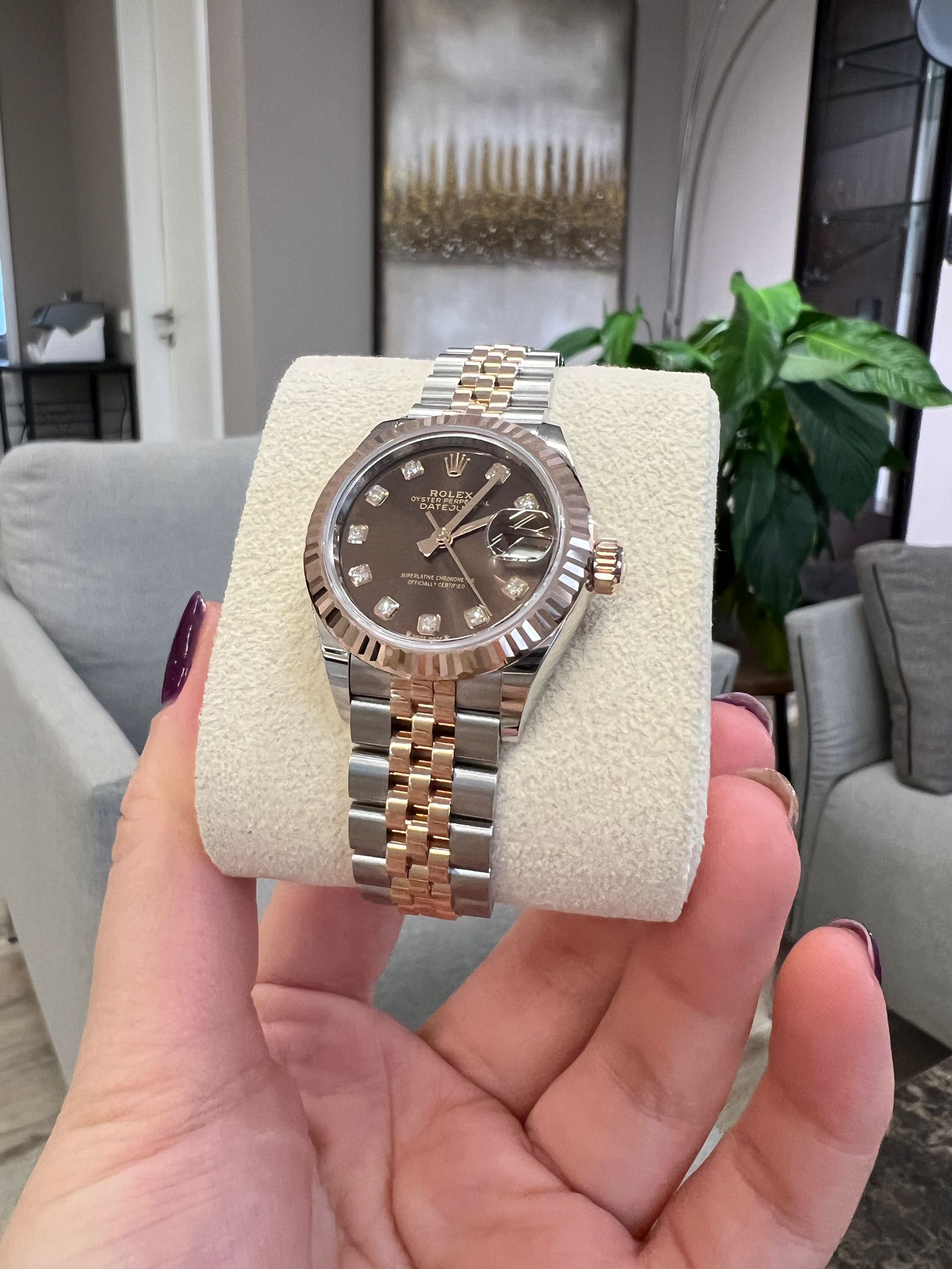 Rolex Lady-Datejust 279171G Choc Jubilee 2024