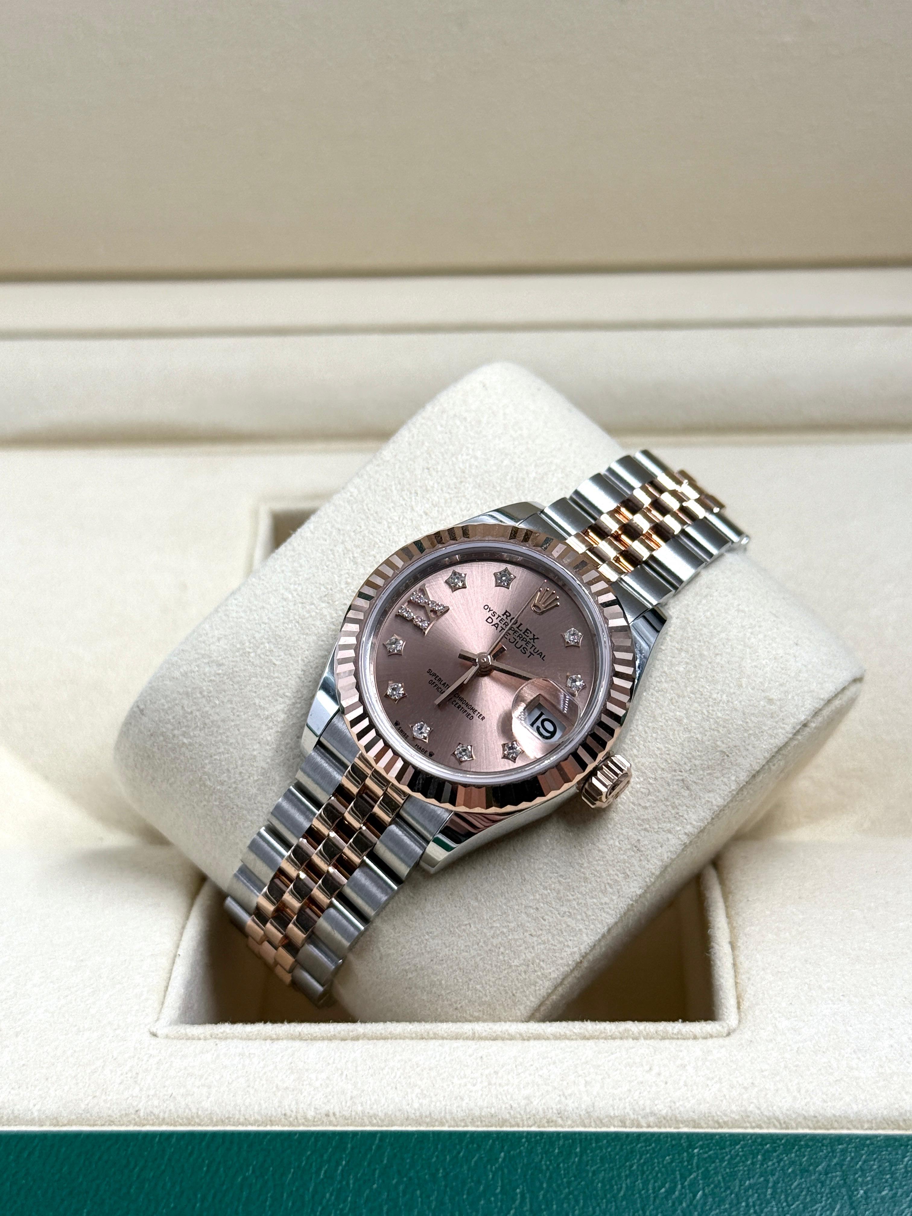 ROLEX  Lady-Datejust 28MM 279171G ROSE STAR  JUB