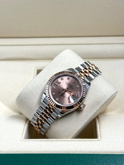 ROLEX  Lady-Datejust 28MM 279171G ROSE STAR  JUB