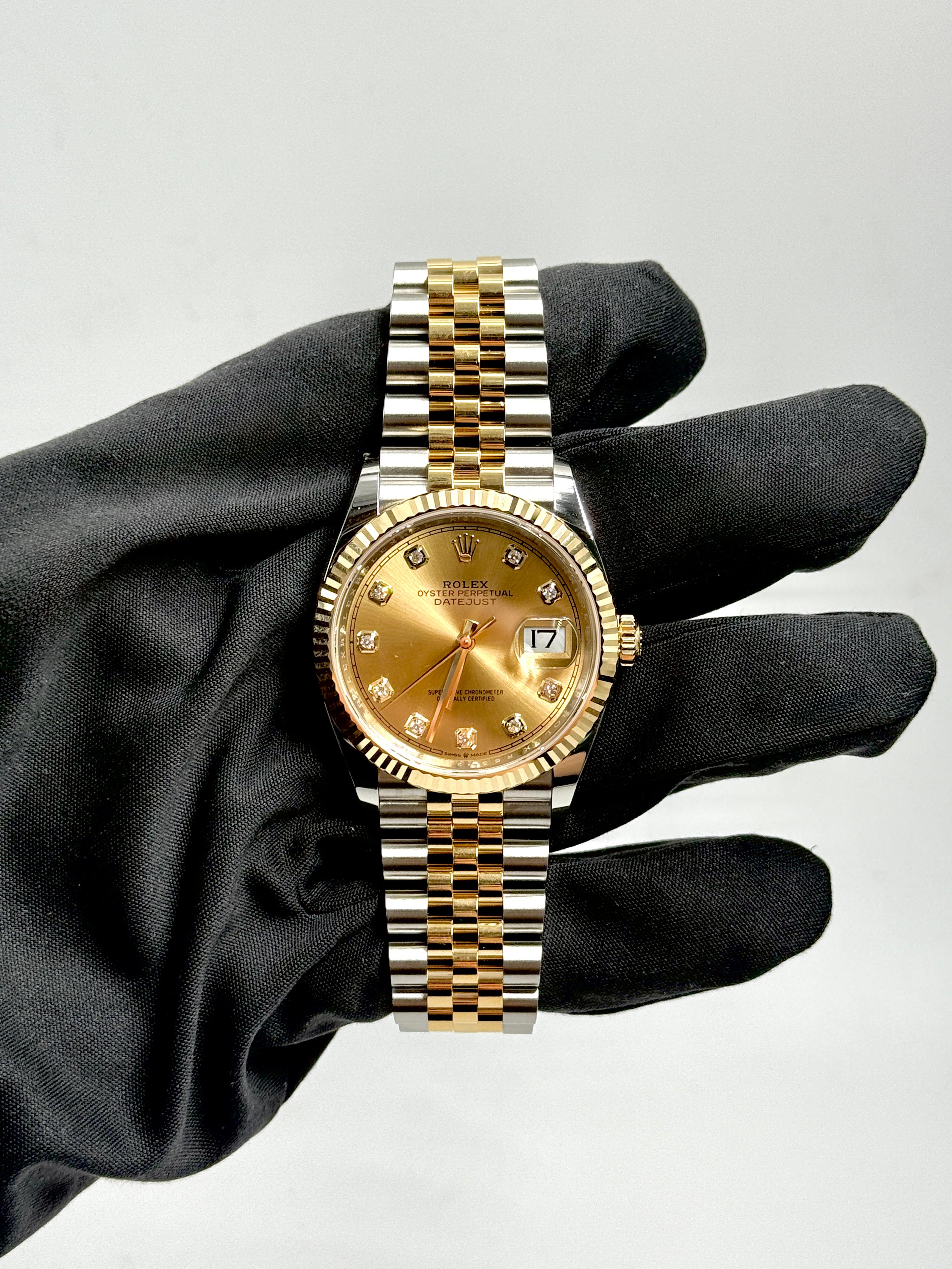Rolex Datejust 36 126233G Champ Jubilee 2025