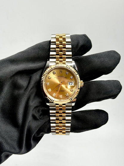 Rolex Datejust 36 126233G Champ Jubilee 2025