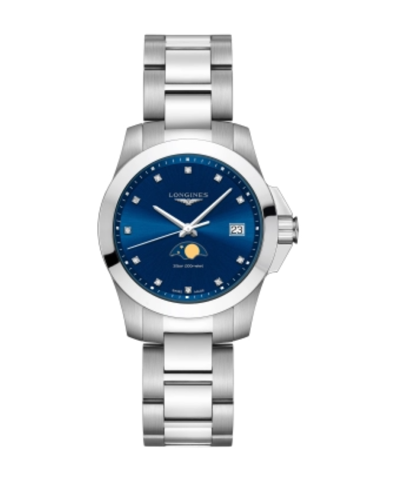 Longines Conquest 34 Quartz Moonphase L3.381.4.97.6 2026