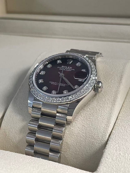 Rolex Datejust 31 278289RBR Red Ombre Set with Diamonds