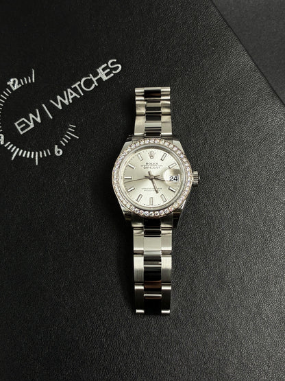 Rolex Lady-Datejust 279384RBR Silver Oyster