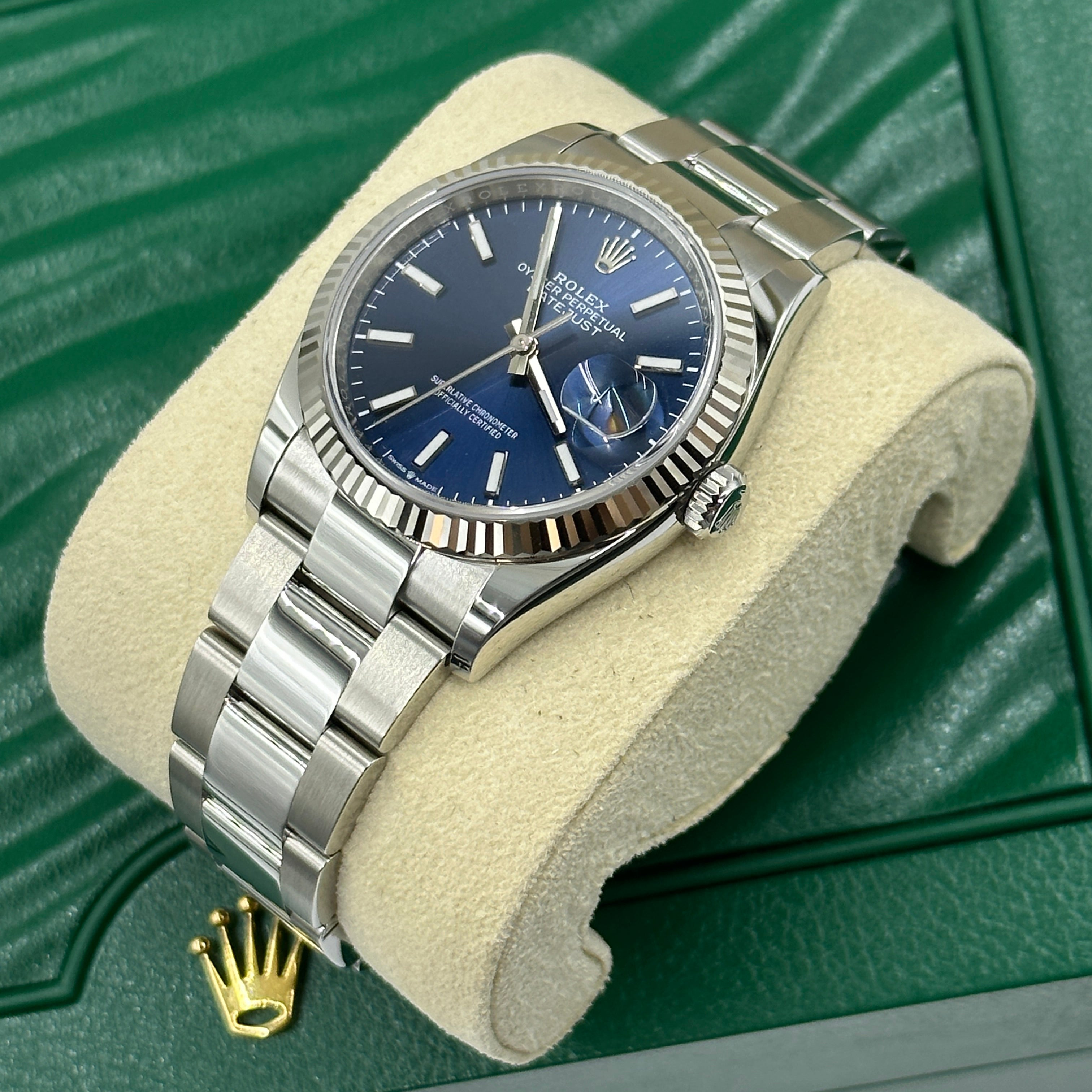 Rolex Datejust 36 126234 Blue Index Oyster 2025