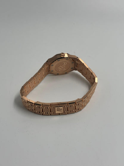 Royal Oak Mini Frosted Gold Quartz  67630OR.GG.1312OR.01