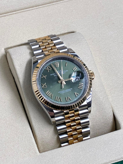 Rolex Datejust 36 126233 NEW GREEN ROMAN JUB 2026