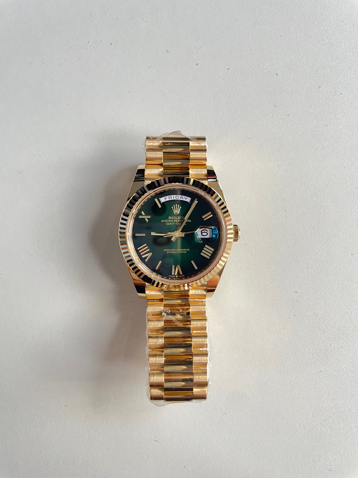 Rolex Day-Date 40 228238 Green Ombré Roman 2026