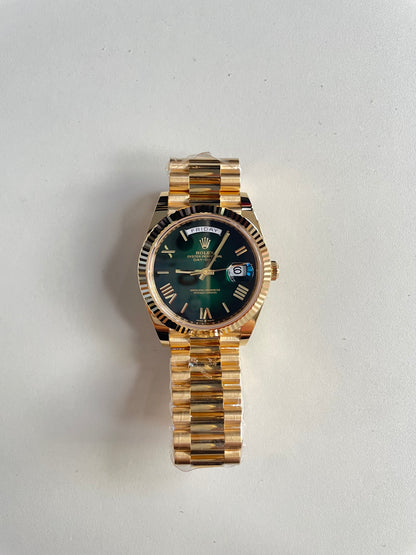 Rolex Day-Date 40 228238 Green Ombré Roman 2025