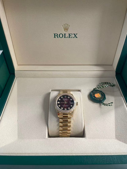 Rolex Datejust 31 278288RBR G Red Ombre President 2025