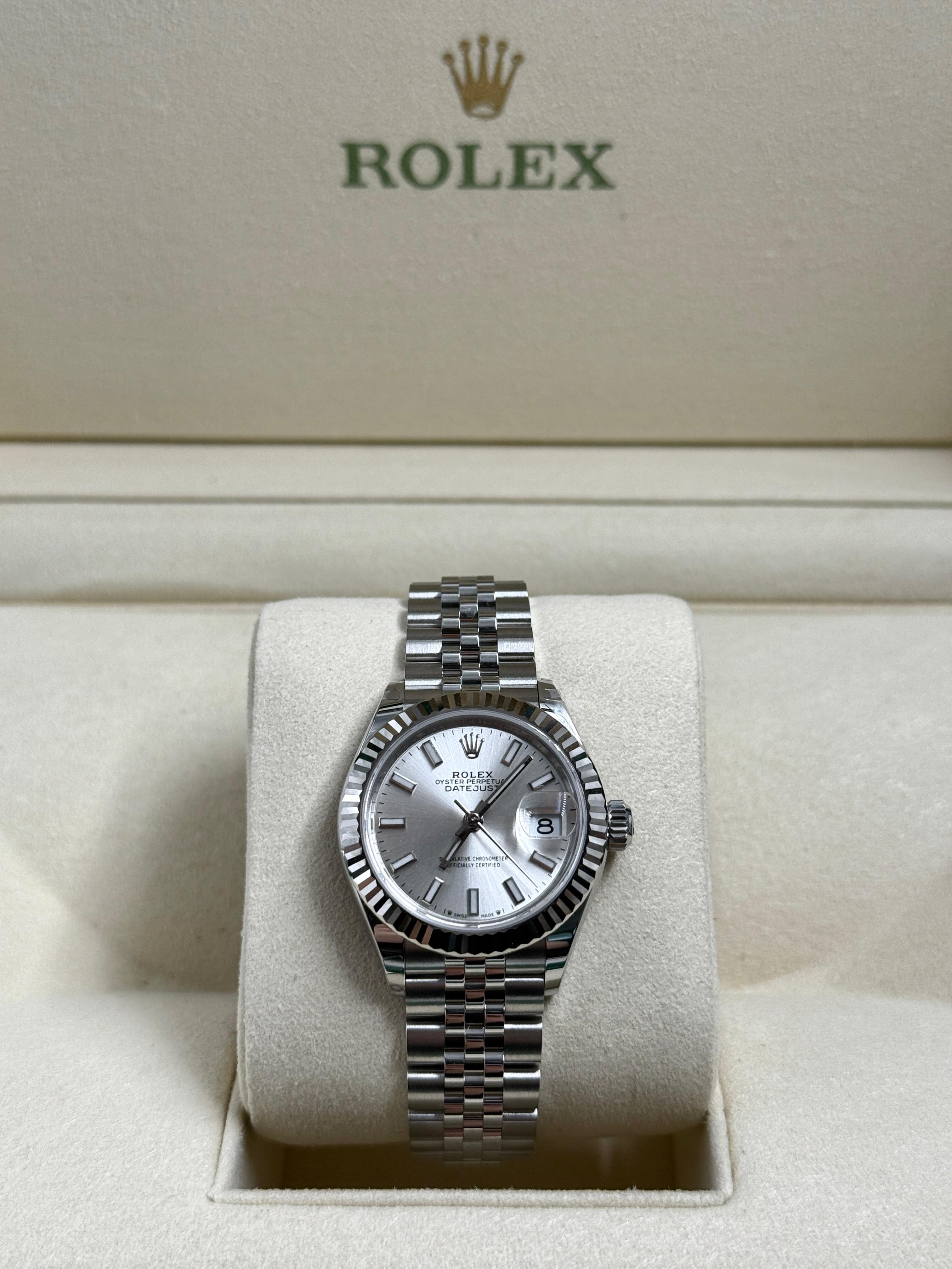 Rolex Lady-Datejust 279174 Silver Index Jubilee 2025