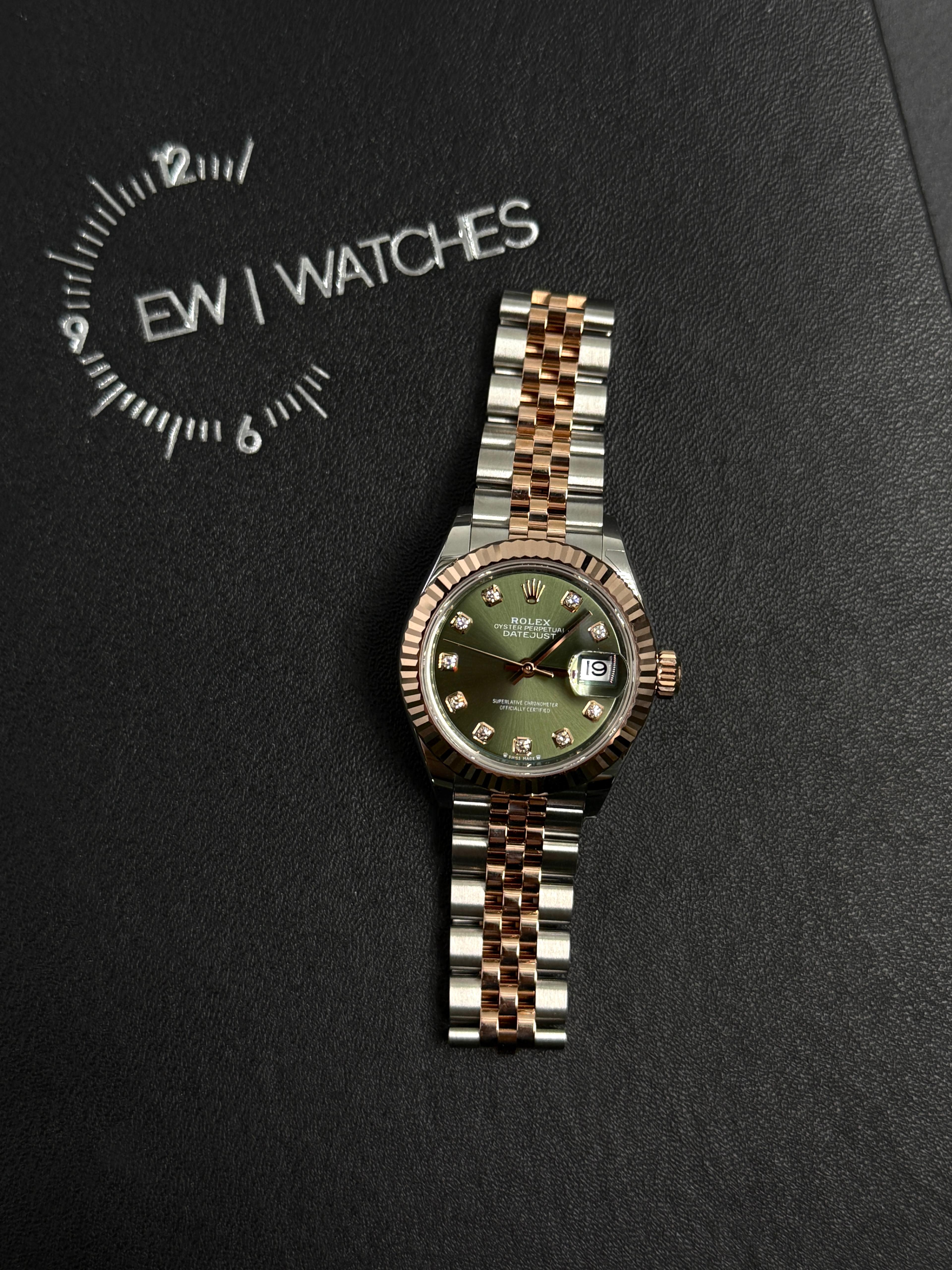 Rolex Lady-Datejust 279171G Green Jubilee