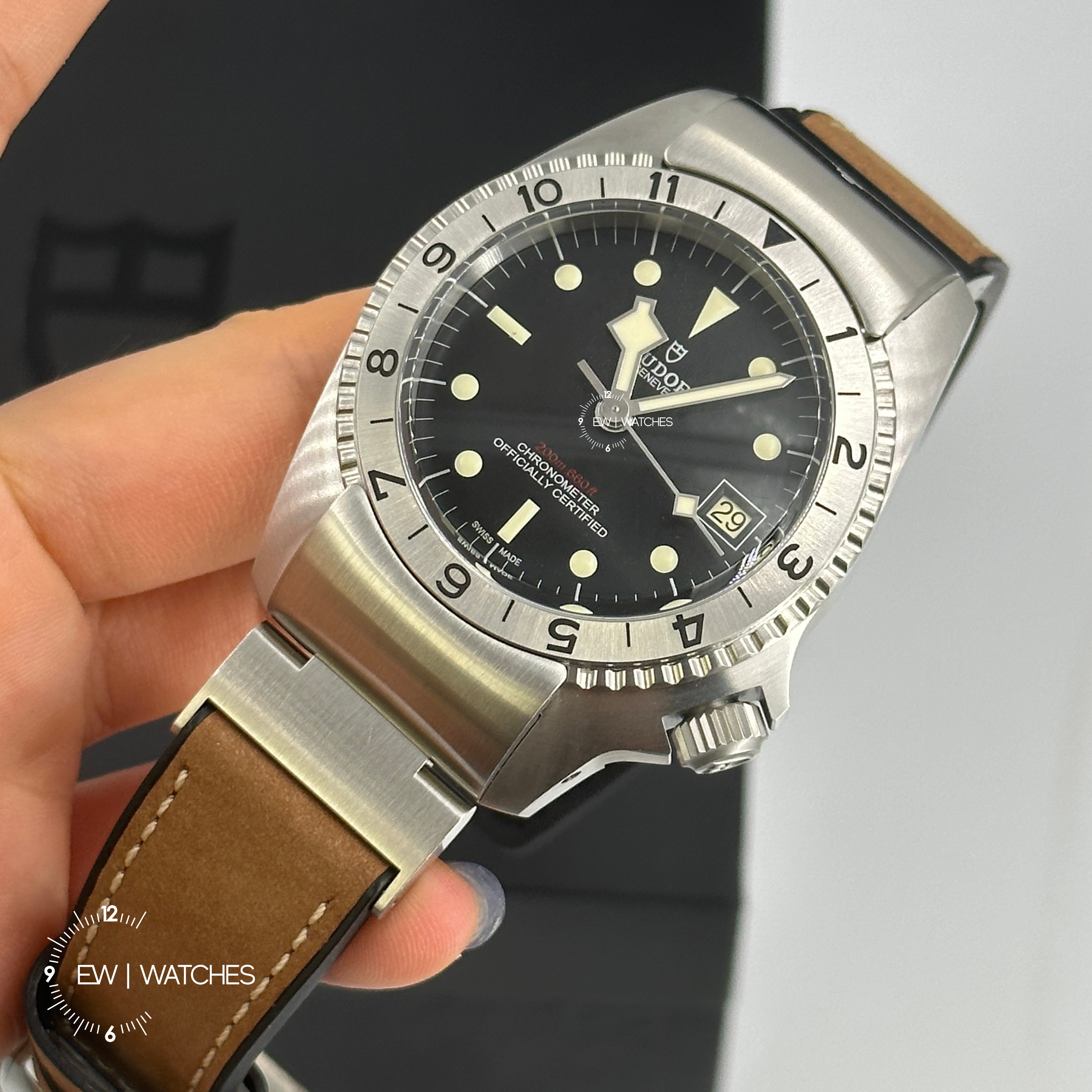 Tudor Black Bay P01 42mm 70150-0001 Black Leather 2024