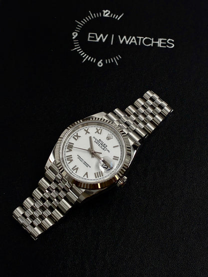 Rolex Datejust 36 126234 White Roman Jubilee 2026
