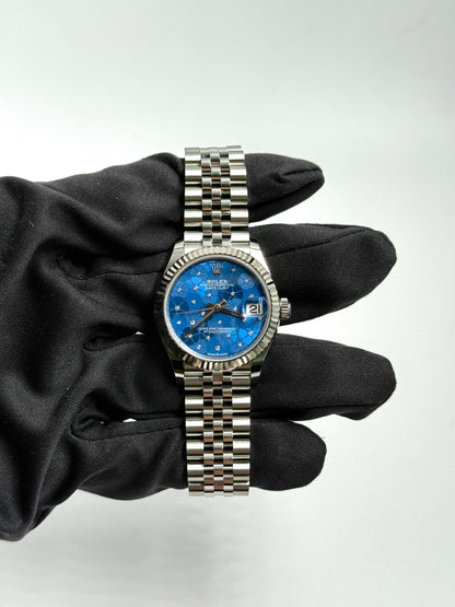 Rolex Datejust 31 278274 Blue Floral Jubilee 2025
