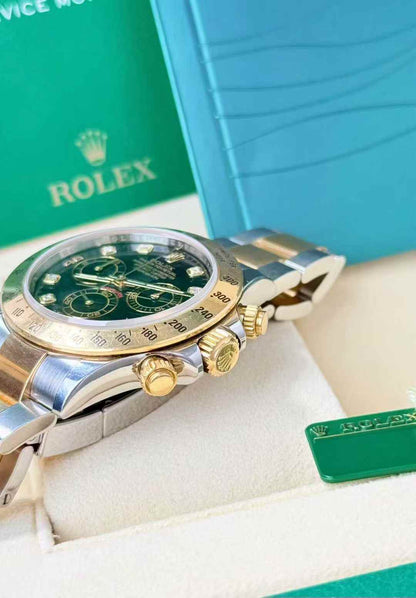 Rolex 116523 black diamond oyster 10.5 links