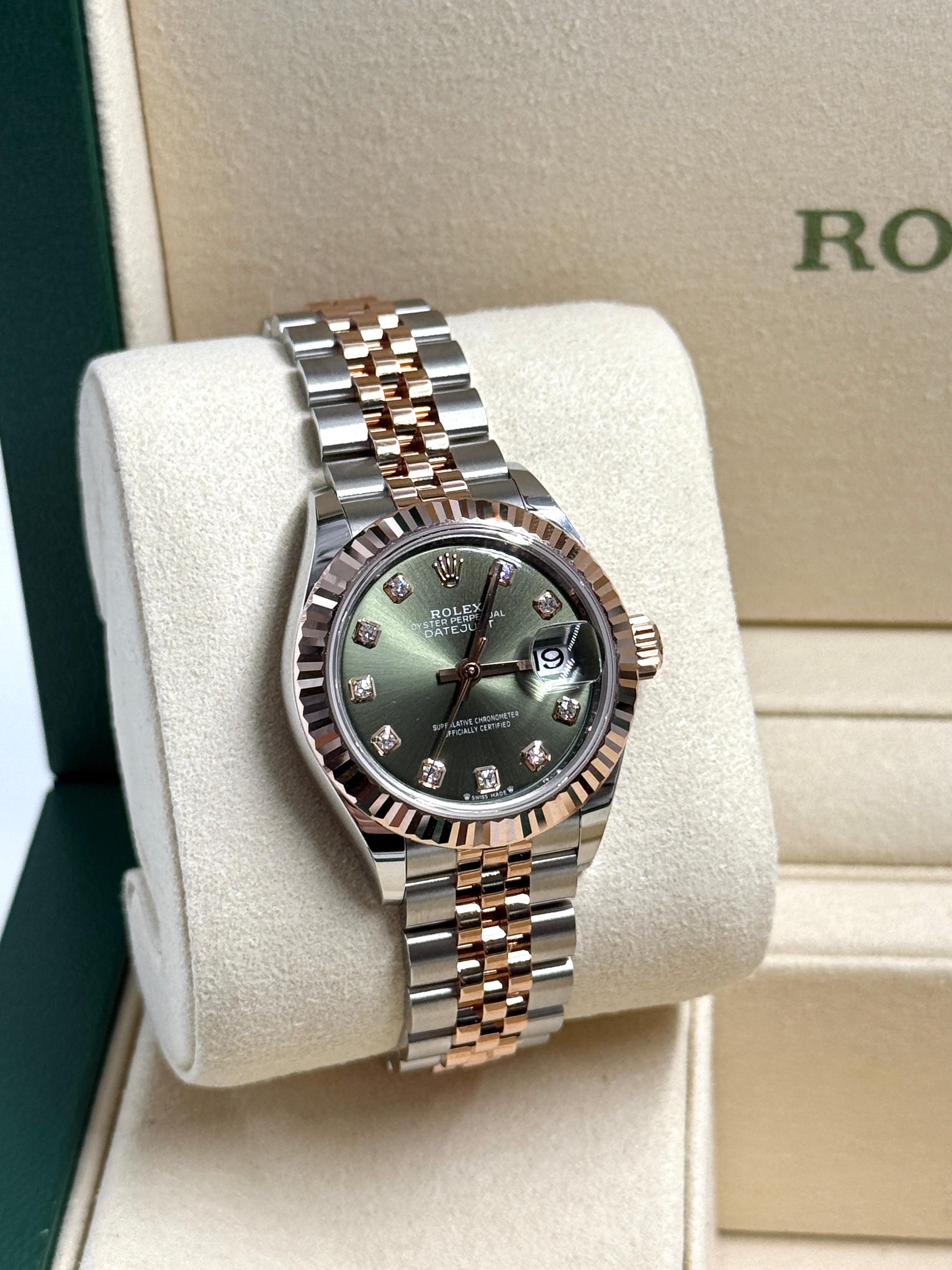 Rolex Lady-Datejust 279171G Green Jubilee 2025