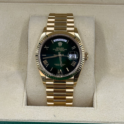 Rolex Day-Date 36 128238 Green Roman Ombre 2026