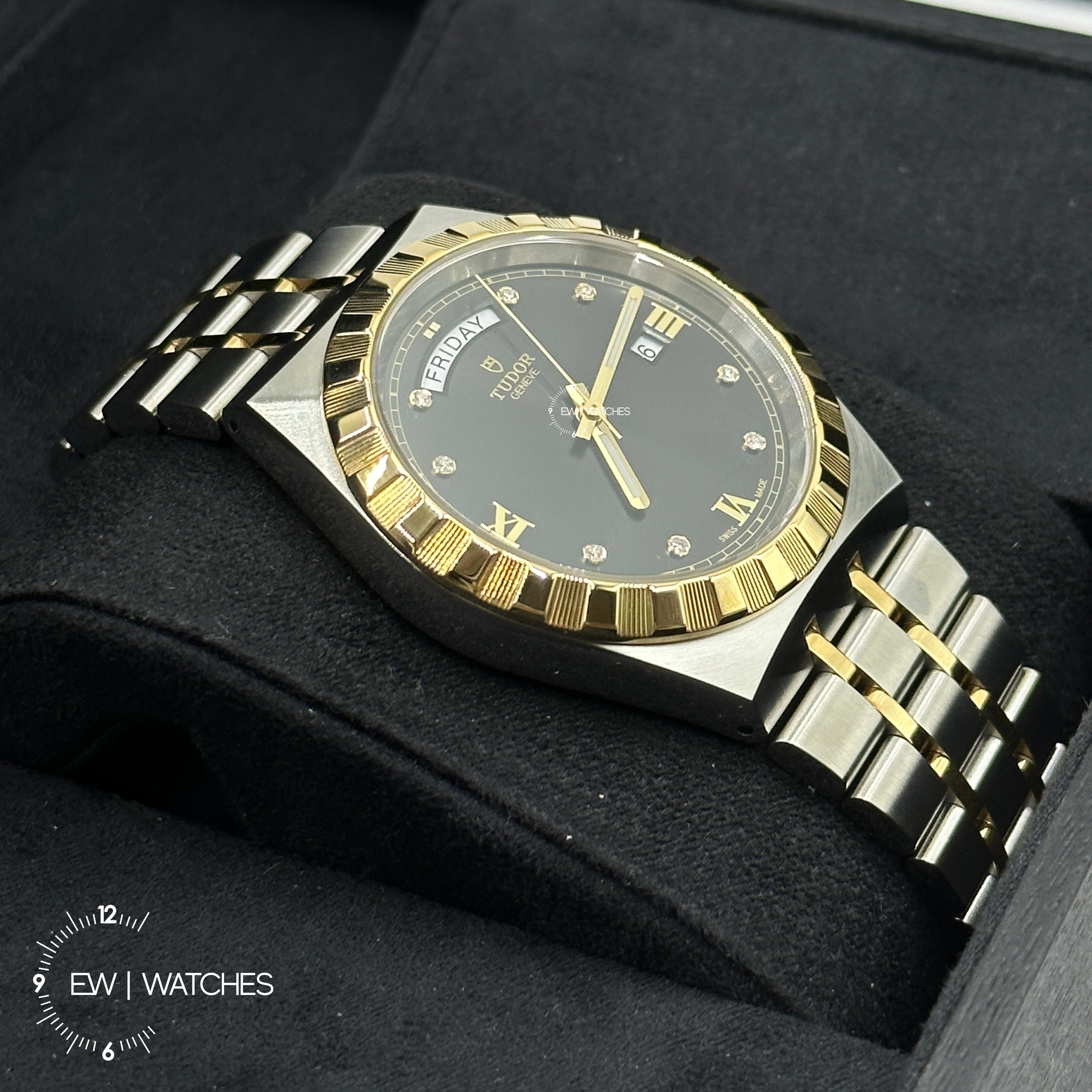 Tudor Royal 41mm 28603-0005 Black Diamonds 2023
