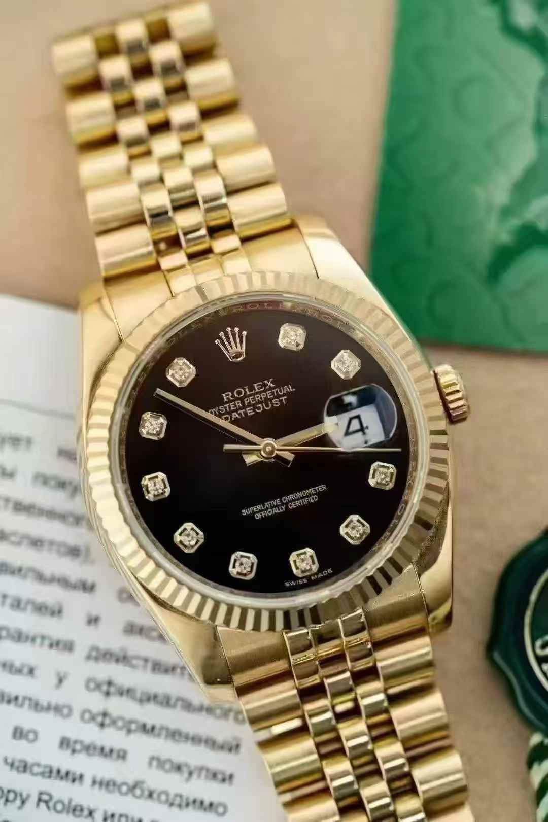 Rolex Datejust 36 116238 Black Naked