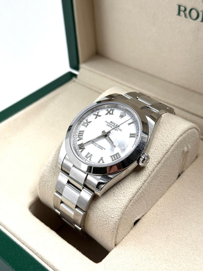 Rolex Datejust 41 126300 White Roman Oyster 2024