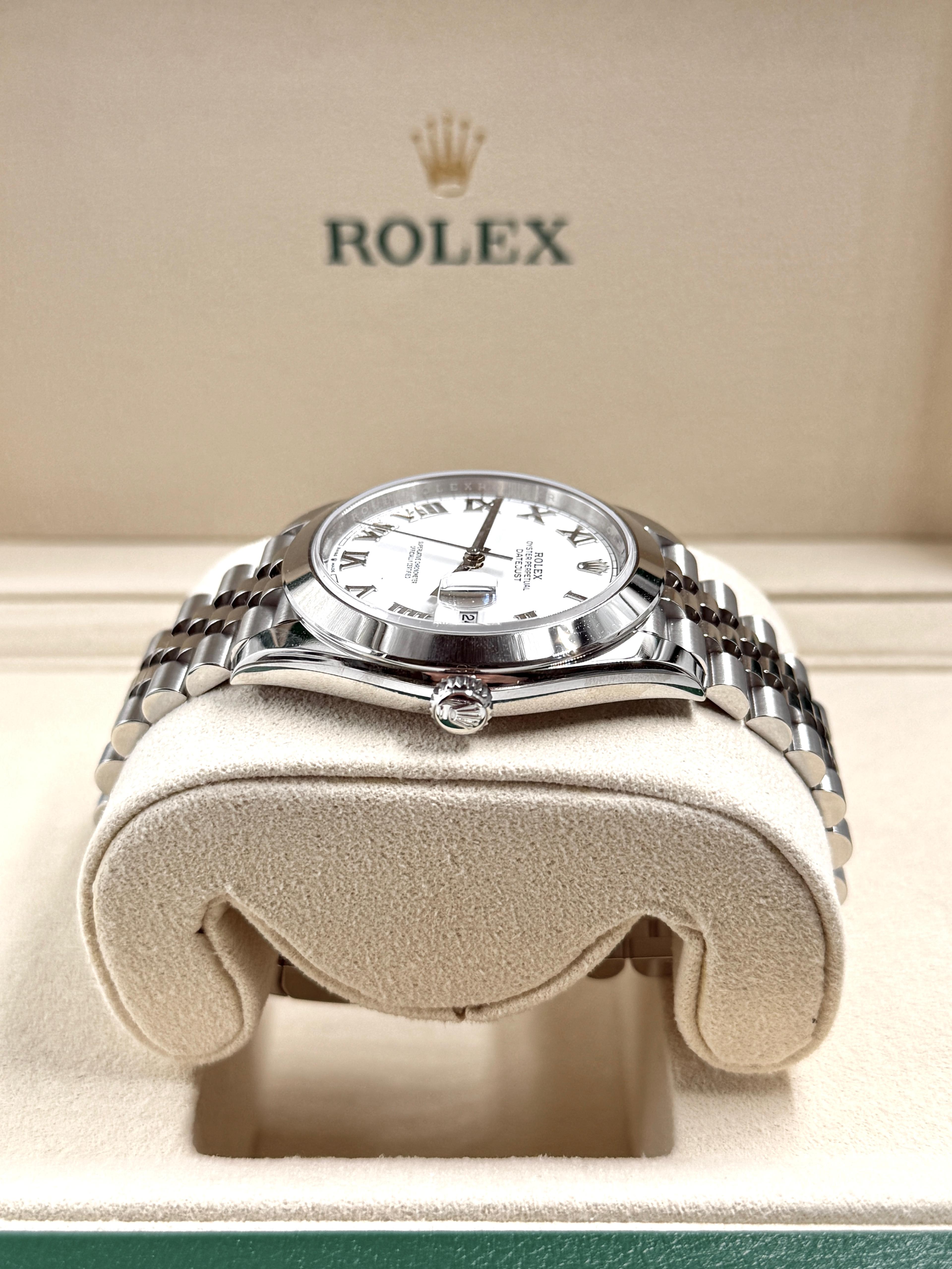 Rolex Datejust 41 126300 White Roman Jubilee 2024