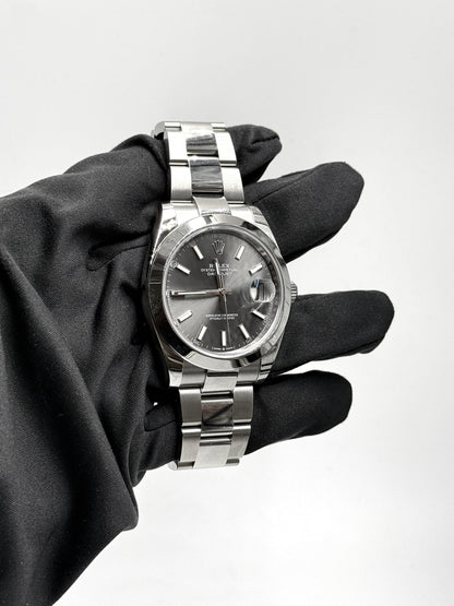 Rolex Datejust 41 126300 Black Index Oyster 2026