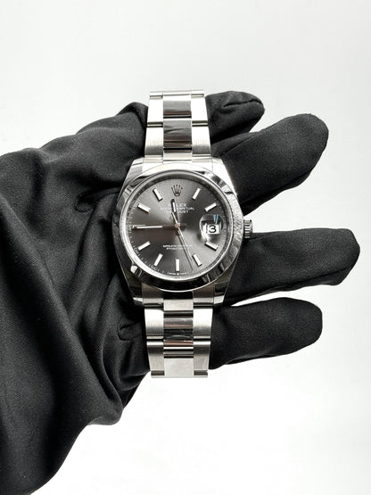 Rolex Datejust 41 126300 Black Index Oyster 2025