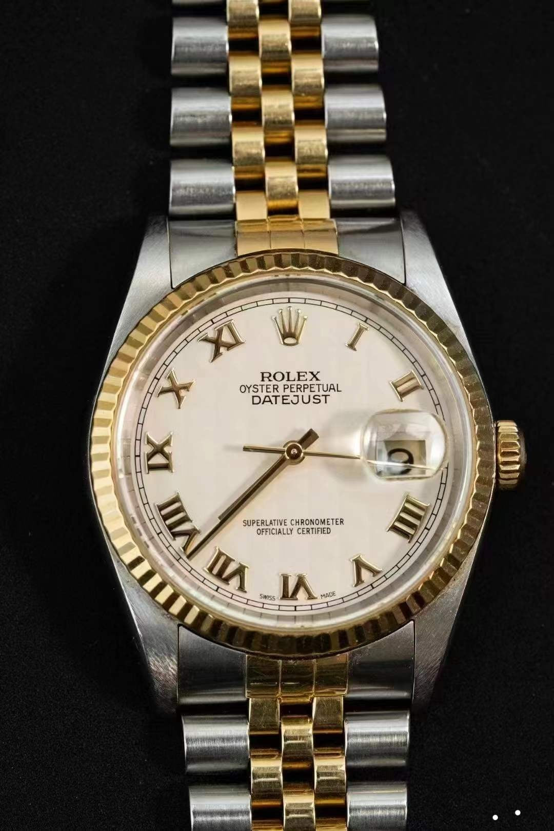 Rolex Datejust 36 16233 Cream Naked